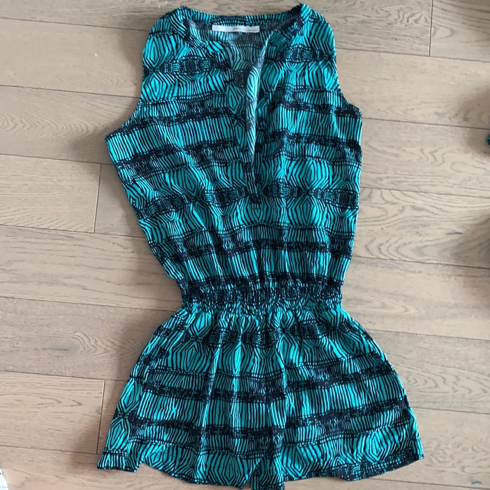 Tribal Print Gibson Romper Sleeveless with Pockets